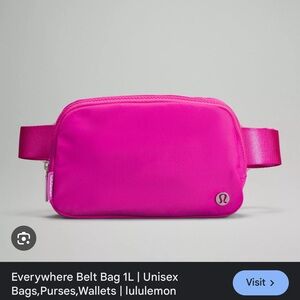 Lululemon everywhere belt bag - hot pink